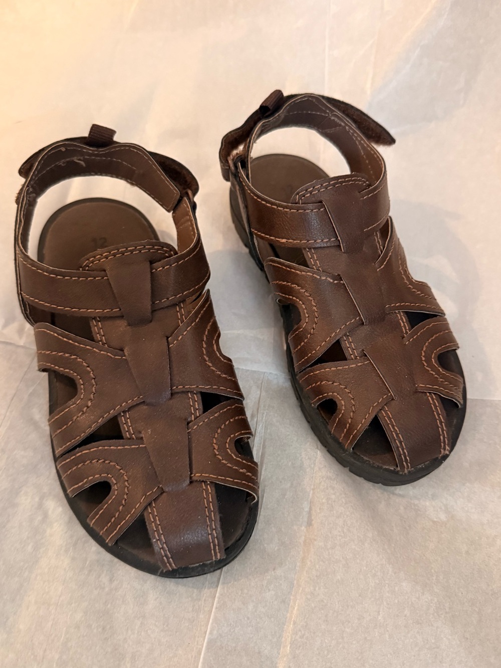 Carters size 12 boys sandals